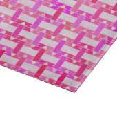Planche À Découper Art Déco chic industriel - rose, fuchsia, orchidée (Coin)