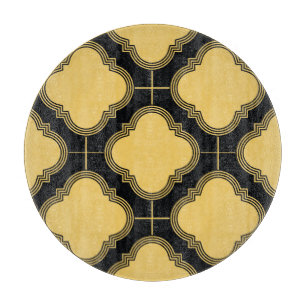 Planche À Découper Art déco : élégance harmonieuse et ornementale.