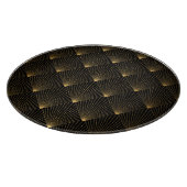 Planche À Découper Art Déco : L'élégance de l'or noir. (Coin)