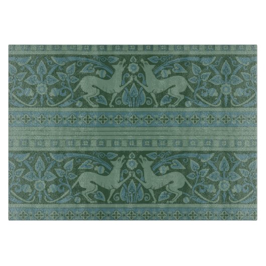 Planche À Découper Art Déco Nouveau Chien Nature Motif animal (Devant)