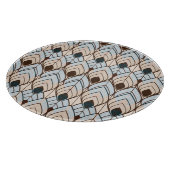 Planche À Découper Art Déco : Ornement sans Seamless Texturé. (Coin)