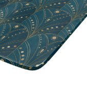 Planche À Découper Art Deco pattern with gold geometric shapes (Coin)