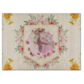 Planche À Découper Art du printemps, conception graphique des fleurs (Devant)