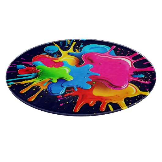 Planche À Découper Art éclatant couleur (Coin)