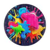 Planche À Découper Art éclatant couleur (Devant)