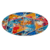 Planche À Découper Art éclatant géométrique vibre (Coin)