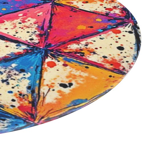 Planche À Découper Art éclatant triangle dynamique (Coin)