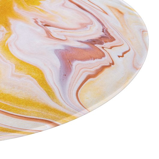 Planche À Découper Art fluide : texture abstraite irisée. (Coin)