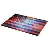 Planche À Découper Art Grunge American Flag #2 (Coin)