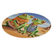 Planche À Découper Art Lizard de famille (Coin)