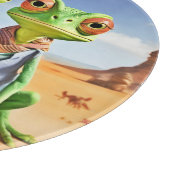 Planche À Découper Art Lizard de famille (Coin)