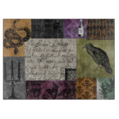 Planche À Découper Art médiéval d'Halloween gothique Éffrayant apothe (Devant)