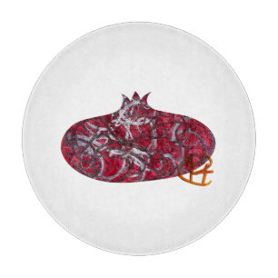 Planche À Découper Art minimaliste Grenade Graffiti