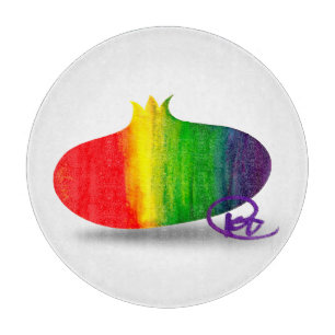 Planche À Découper Art Minimaliste Grenade Prism