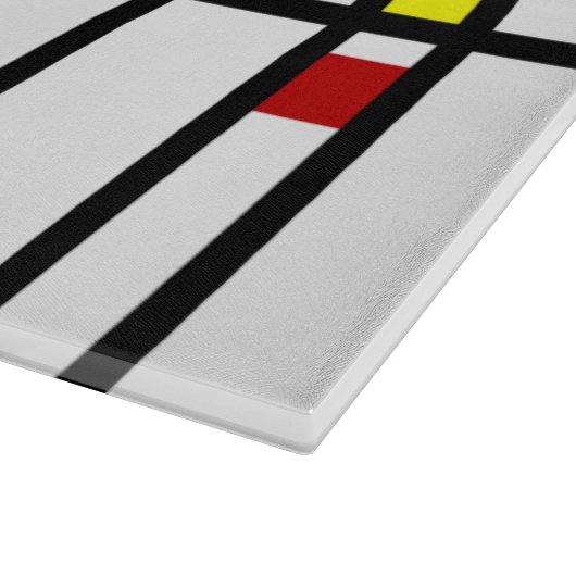 Planche À Découper Art moderne de Mondrian (Coin)