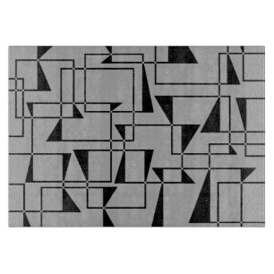Planche À Découper Art motif géométrique cool moderne, urbain, audaci