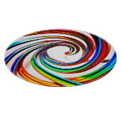 Planche À Découper Art Motif spiral coloré (Coin)