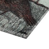 Planche À Découper Art nouveau néerlandais Robin Bird en hiver (Coin)