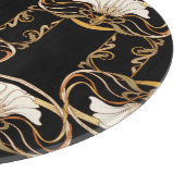 Planche À Découper Art nouveau : Noir or (Coin)