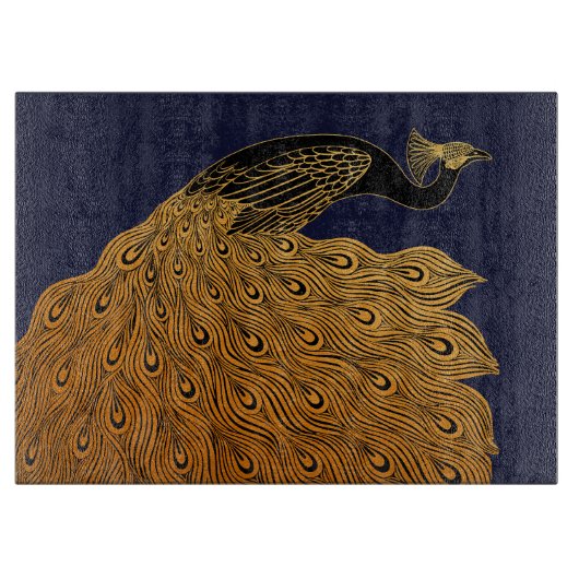 Planche À Découper Art Nouveau Peacock Will Bradley (Devant)