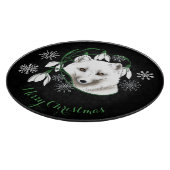 Planche À Découper Art Nouveau Renard blanc arctique (Coin)