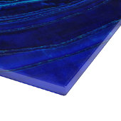 Planche À Découper Art numérique en marbre bleu Agate (Coin)