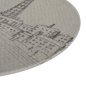 Planche À Découper Art original de la tour de Blackpool (Coin)