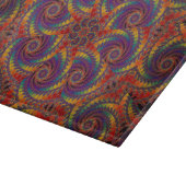 Planche À Découper Art psychédélique de fractale d'arc-en-ciel de (Coin)