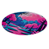 Planche À Découper Art rose Moonlit Forêt (Coin)