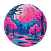 Planche À Découper Art rose Moonlit Forêt (Devant)