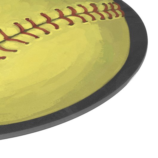 Planche À Découper Art Softball Peint (Coin)