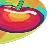 Planche À Découper Art vibrant de cerise (Coin)