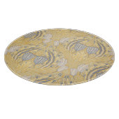 Planche À Découper Arts et artisanat Walter Crane Tulipes blanches bl (Coin)