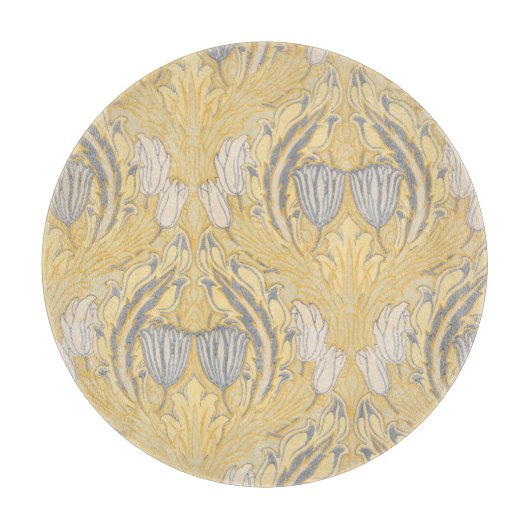 Planche À Découper Arts et artisanat Walter Crane Tulipes blanches bl (Devant)