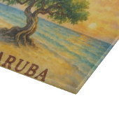 Planche À Découper Aruba Eagle Beach Divi Tree Heure dorée (Coin)