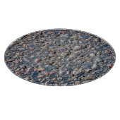 Planche À Découper Asphalte et texture de galets (Coin)