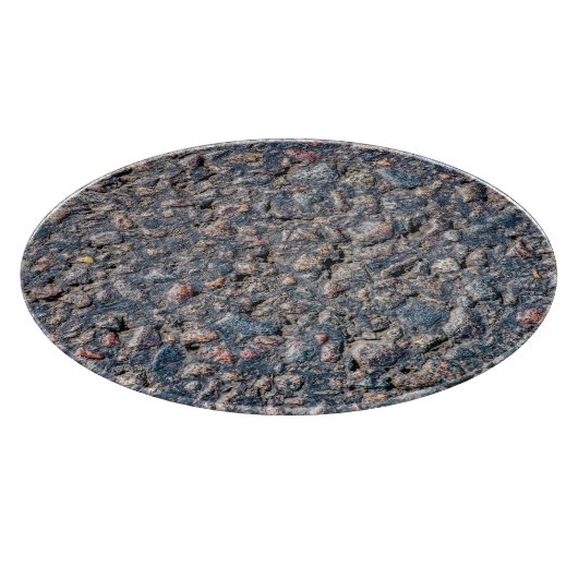Planche À Découper Asphalte et texture de galets (Coin)