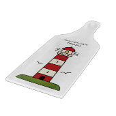 Planche À Découper Assateague phare rouge et blanc rayé (Coin)