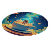 Planche À Découper Astronaute Café Espace Art (Coin)
