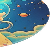 Planche À Découper Astronaute Café Espace Art (Coin)