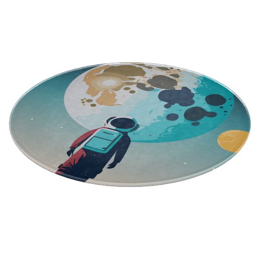 Planche À Découper Astronaute solitaire (Coin)