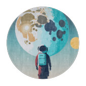 Planche À Découper Astronaute solitaire (Devant)