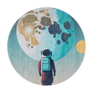 Planche À Découper Astronaute solitaire