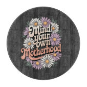 Planche À Découper Attention à votre propre mère mère amusante mère j (Devant)