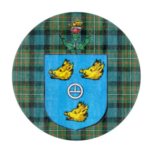 Planche à découper au blason du clan Ferguson (Devant)