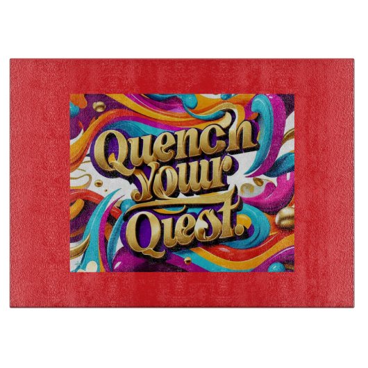 Planche À Découper "Au-delà des frontières" (Devant)