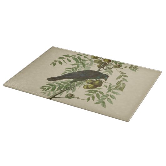 Planche À Découper Audubon American Crow Black Bird (Coin)