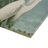 Planche À Découper Audubon Héron de neige Oiseaux d'aigrettes blanche (Coin)