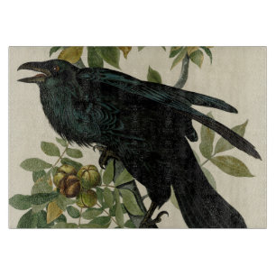 Planche À Découper Audubon Raven Oiseau classique