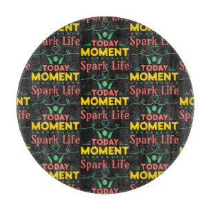 Planche À Découper Aujourd'hui Moment, la vie étincelante